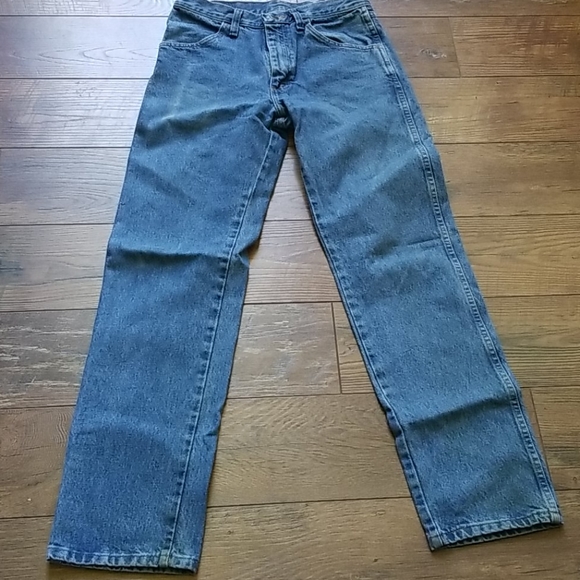 rustler work jeans